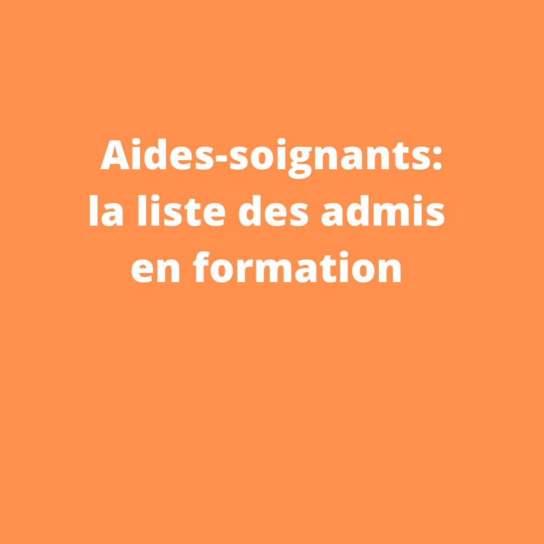 Aides Soignants La Liste Des Admis En Formation Ifsi Ifas Chartres